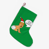 Baby Trump Screening für weitere Weihnachtsgeschen Kleiner Weihnachtsstrumpf (Vorderansicht (hängend))