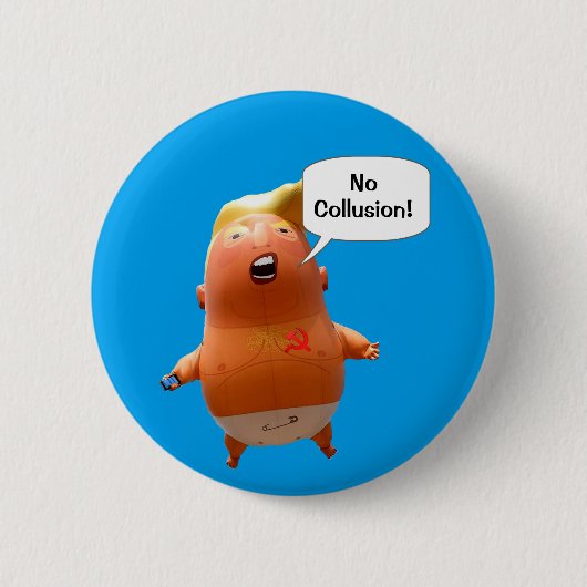 Baby Trump spricht Button (Vorderseite)