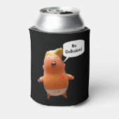 Baby Trump spricht Dosenkühler (Kanne Rückseite)