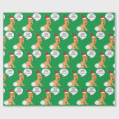 Baby Trump Weihnachten präsentiert Wrapping Paper Geschenkpapier (Flach)