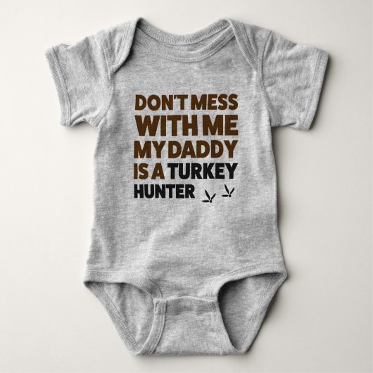 Baby Turkey Junting Jersey Bodysuit Shirt (Vorderseite)