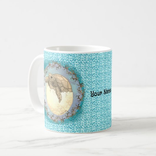 Baby Turtle Egg Tasse (Vorderseite Links)