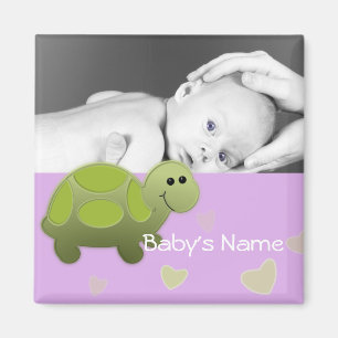Baby Turtle/Foto Magnet