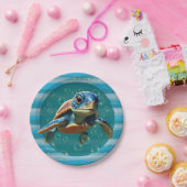 Baby Turtle Paper Plate Pappteller (Party)