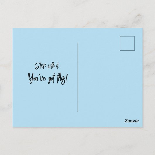 Baby Turtle Post Card Postkarte (Rückseite)