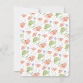 Baby Turtle Watercolor Handgemalt Save The Date (Rückseite)