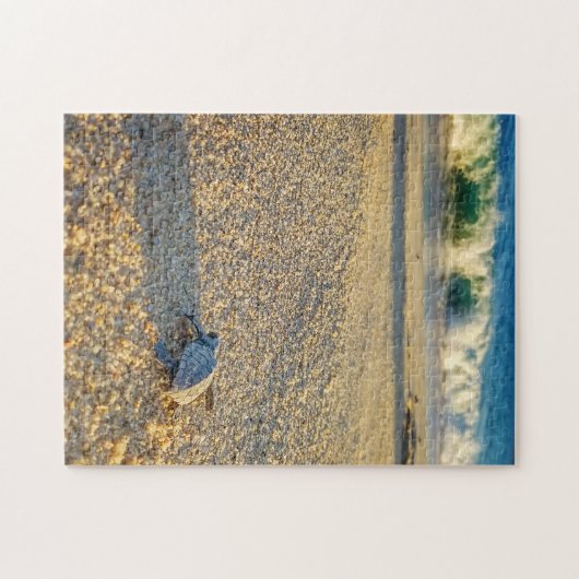 Baby Turtle zu Fuß zum Ozean in Los Cabos Puzzle (Horizontal)