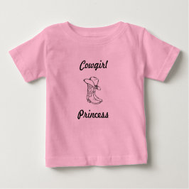 Baby Tutu Bodysuit, Cowgirl Princess, Boots & Hat Baby T-shirt