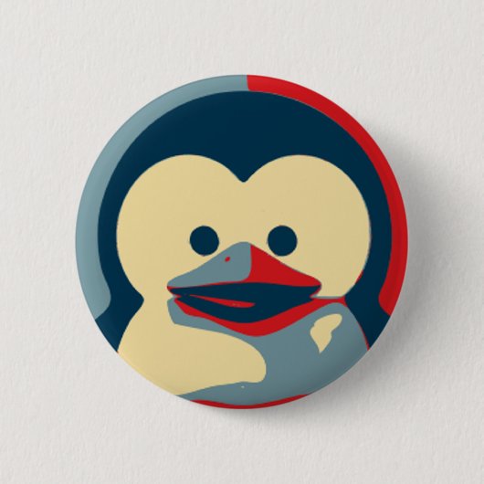Baby Tux Linux Button (Vorderseite)