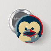 Baby Tux Linux Button (Vorne & Hinten)