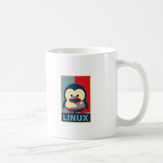 Baby Tux Linux Kaffeetasse (Rechts)