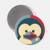 Baby Tux Linux Magnet (Vorderseite/Rückseite)