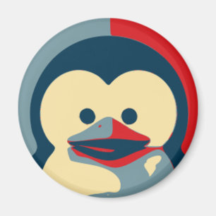 Baby Tux Linux Magnet