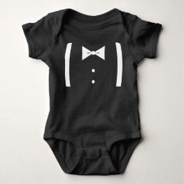 Baby Tuxedo Bodysuit Baby Strampler