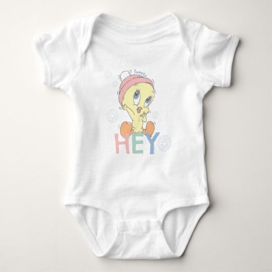 Baby TWEETY™ Hey Snow Baby Strampler (Vorderseite)