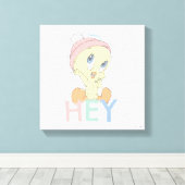 Baby TWEETY™ Hey Snow Leinwanddruck (Insitu (Holzboden))