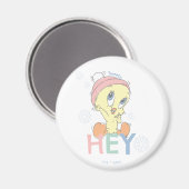 Baby TWEETY™ Hey Snow Magnet (Vorderseite/Rückseite)
