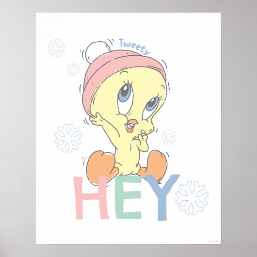 Baby TWEETY™ Hey Snow Poster (Vorne)