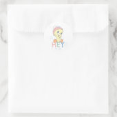 Baby TWEETY™ Hey Snow Runder Aufkleber (Tasche)