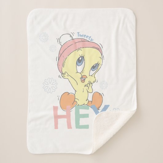 Baby TWEETY™ Hey Snow Sherpadecke (Vorderseite)