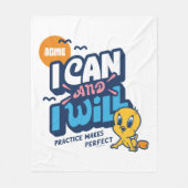 Baby TWEETY™ - Ich kann und werde Fleecedecke (Vorderseite)