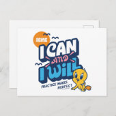 Baby TWEETY™ - Ich kann und werde Postkarte (Vorne/Hinten)