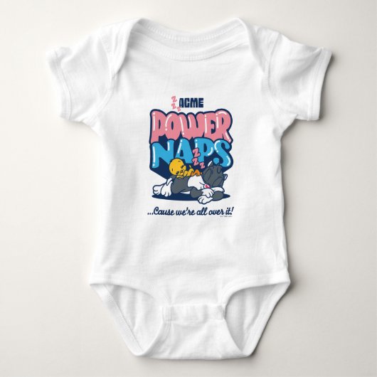 Baby TWEETY™ & SYLVESTER™ Power-Nickerchen Baby Strampler (Vorderseite)