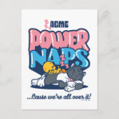 Baby TWEETY™ & SYLVESTER™ Power-Nickerchen Postkarte (Vorderseite)