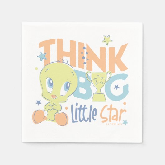 Baby TWEETY™ - Think Big Little Star Serviette (Vorderseite)