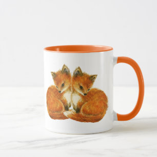 Baby Twin Foxes Tasse