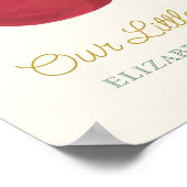 Baby Twin Little Sweetie Cherry Nursary Poster (Ecke)