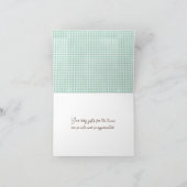 Baby Twin Teddy Bears Vielen Dank Karte (Innenseite)