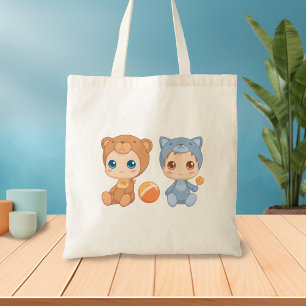 Baby Twins Bear Cat Jumpsuit Tragetasche