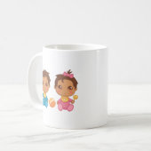 Baby Twins Boy and Girl Kaffeetasse (Vorderseite Links)