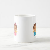 Baby Twins Boy and Girl Kaffeetasse (Mittel)