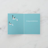 Baby Twins Editable Karte (Innenseite)