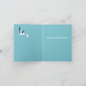 Baby Twins Editable Karte (Innenseite)