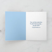 Baby Twins Glückwünsche Karte (Innenseite)