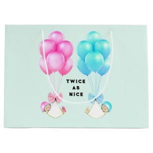 Baby Twins Große Geschenktüte