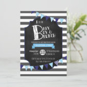 Baby-u. Brunch-Babyparty-Einladung Einladung (Stehend Vorderseite)