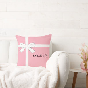 BABY u. Co rosa und weißer Baby-Raum-Dekor Kissen