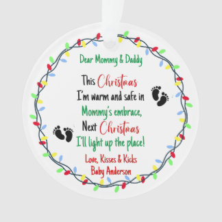 Baby Ultrasound Neue Eltern Ornament