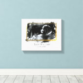 Baby Ultrasound Sonogram Picture erwartend Leinwanddruck (Insitu (Holzboden))