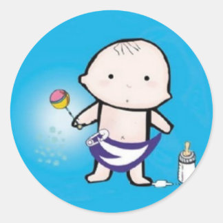 Baby Umschlag Aufkleber