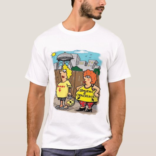 Baby und Boudin T-Shirt (Vorderseite)