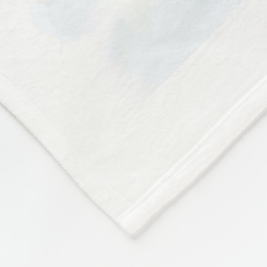 Baby-und Elternteil-Pinguin Fleecedecke (Ecke)