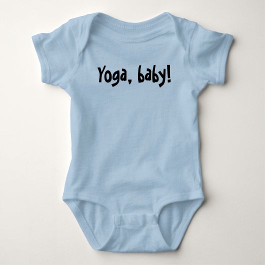 Baby und Kinder: Yoga, Baby! - Strampler für Junge (Vorderseite)