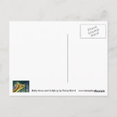 Baby- und Ladybug-Postkarten Postkarte (Rückseite)
