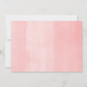 Baby und Mama-Waschlappen, pinkfarbene grüne Babyd Einladung (Rückseite)