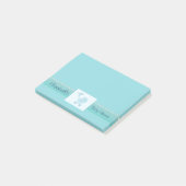 Baby- und Mommy Bluebirds Babydusche Post-it Klebezettel (angewinkelt)